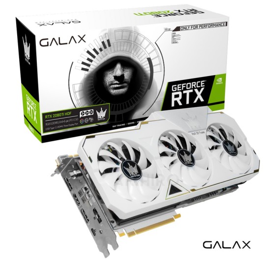 VGA (การ์ดแสดงผล) GALAX GEFORCE® RTX2080 Ti HOF 11GB GDDR6 352 BIT 3Y